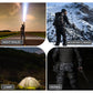Baseball LED Flashlight Rechargeable Zoom Police Security