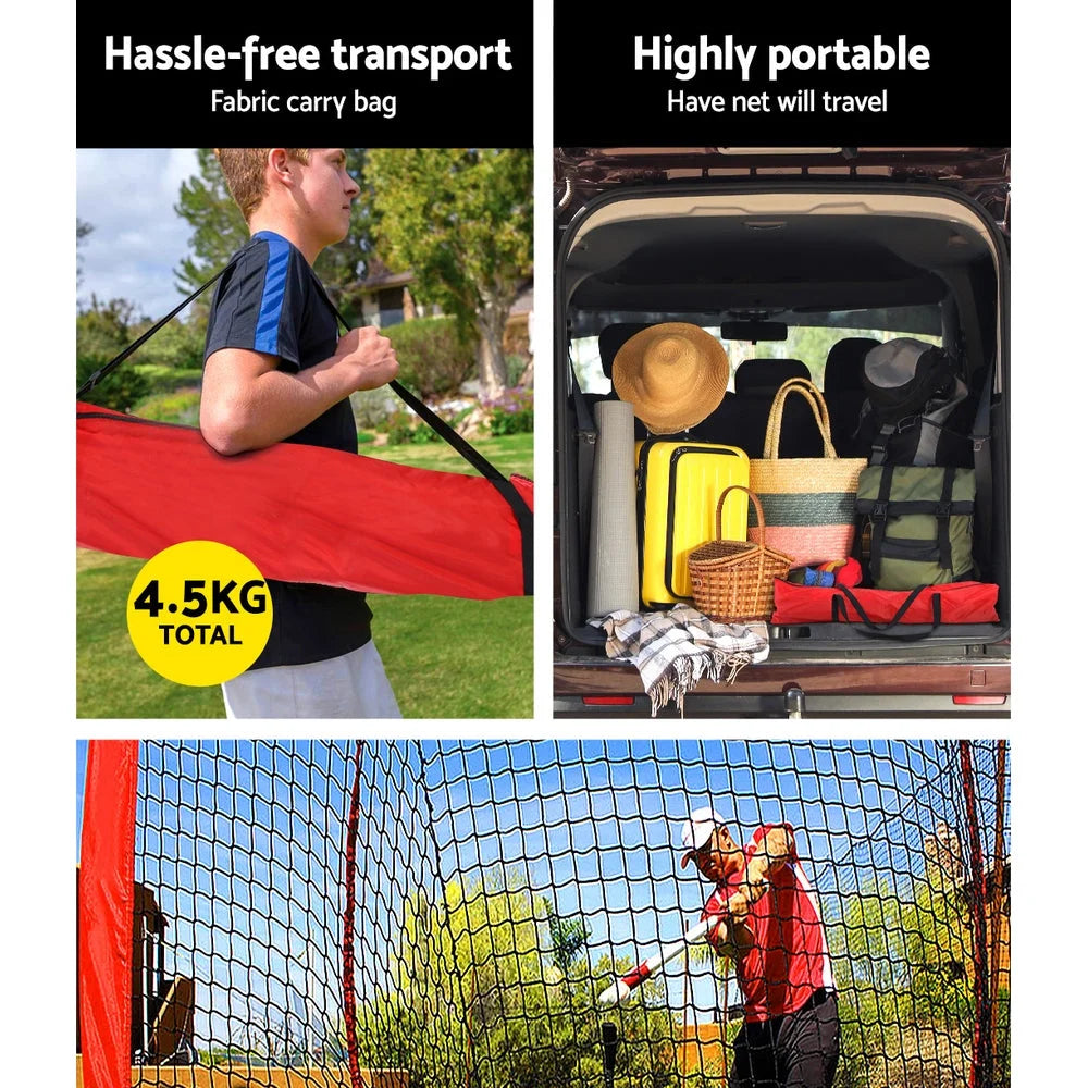Baseball Training Net Stand Portable Softball Practice