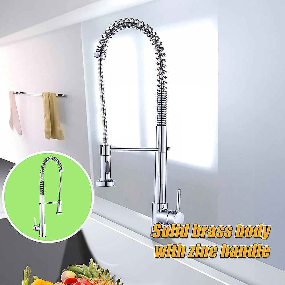 Basin Mixer Tap Faucet with Extendable Spout - Kitchen