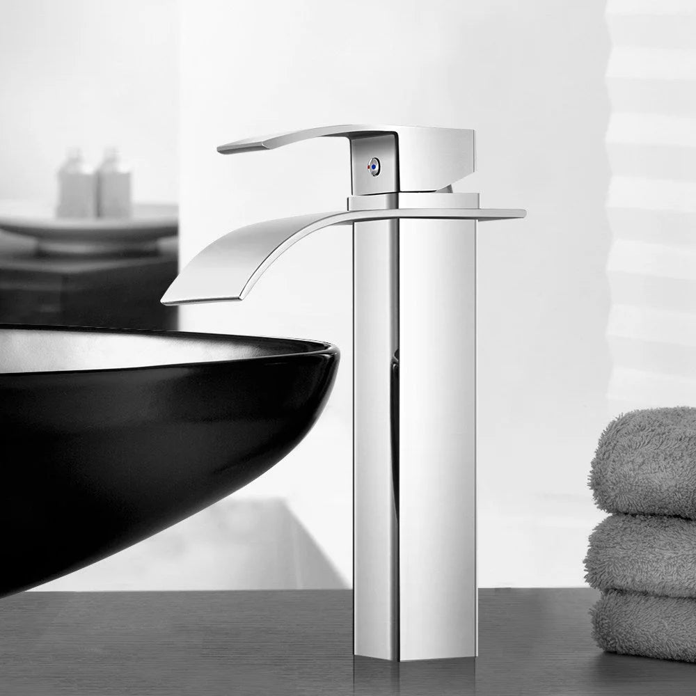 Basin Mixer Tap Silver - Cefito