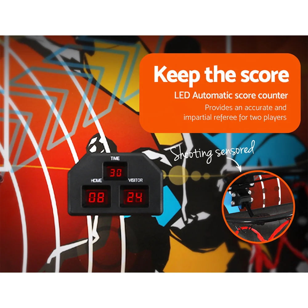 Basketball Arcade Game Electronic Scorer 8 Games Double