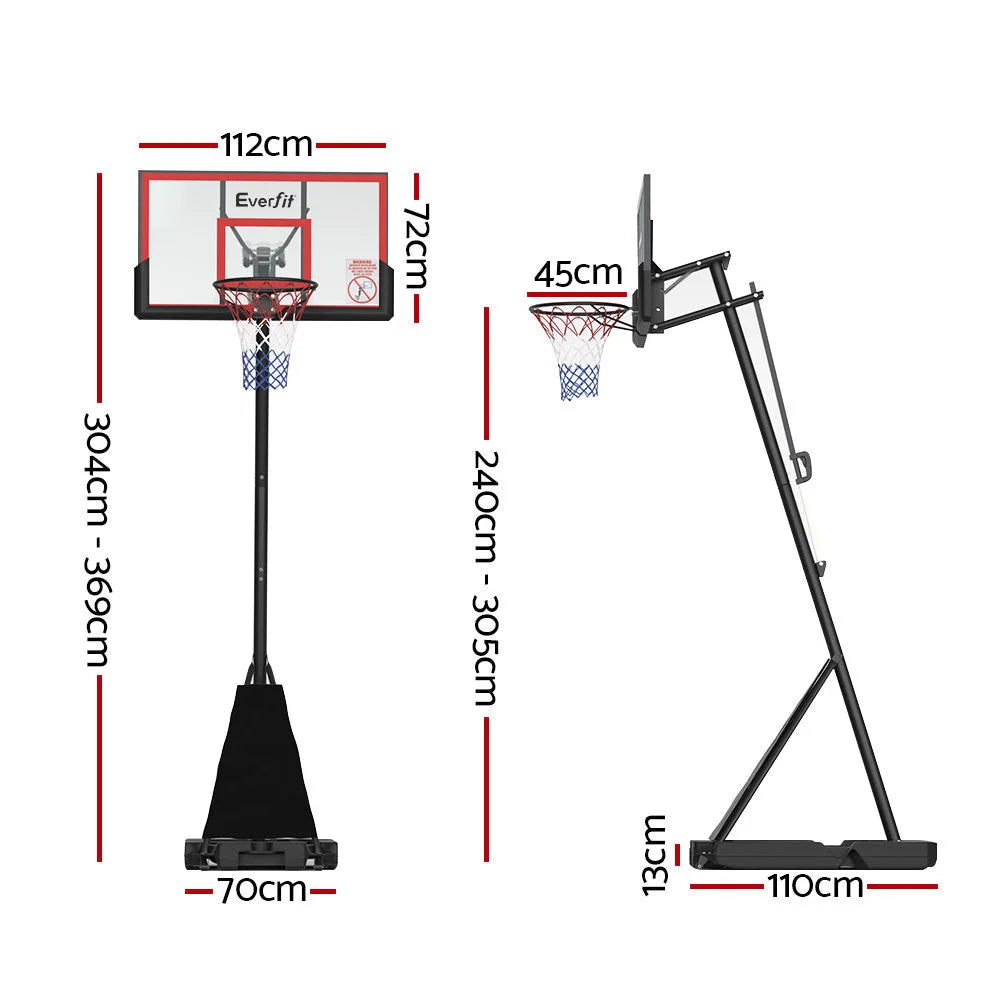 Basketball Hoop Stand System 3.05M Adjustable Height