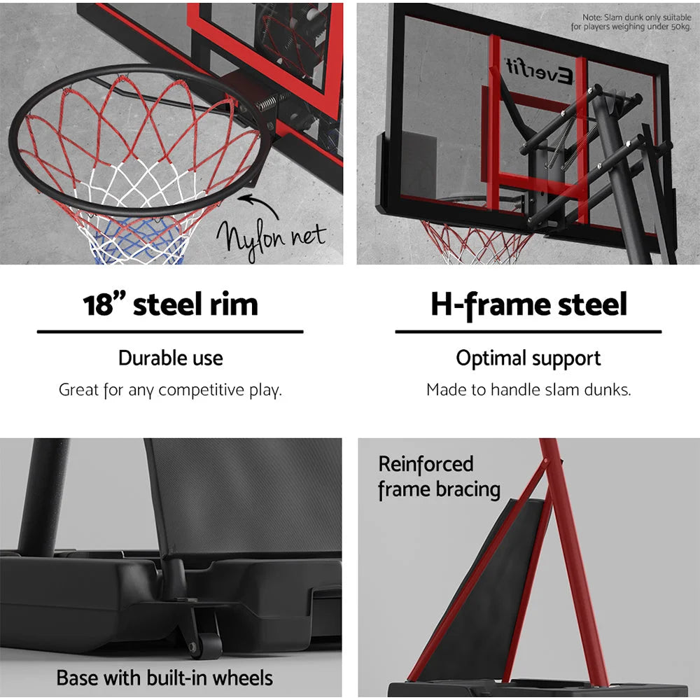 Basketball Hoop Stand System 3.05M Adjustable Height