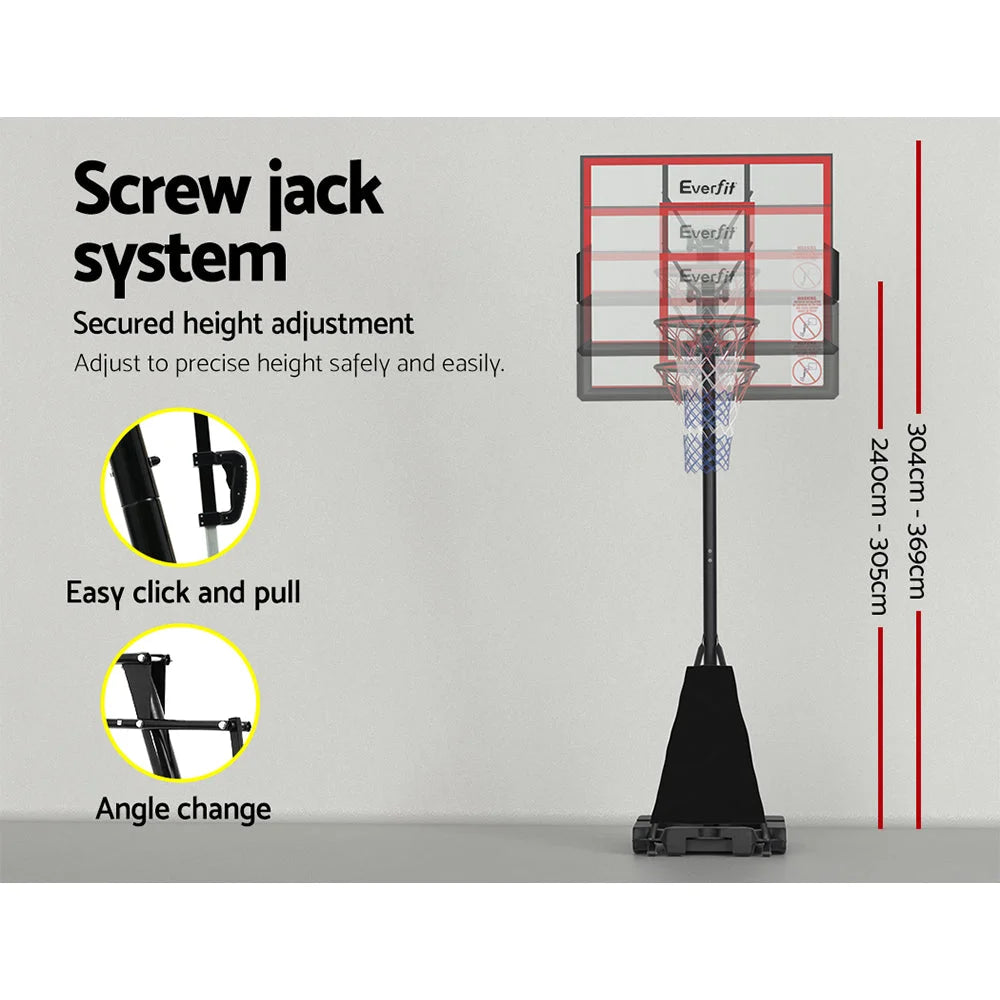 Basketball Hoop Stand System 3.05M Adjustable Height