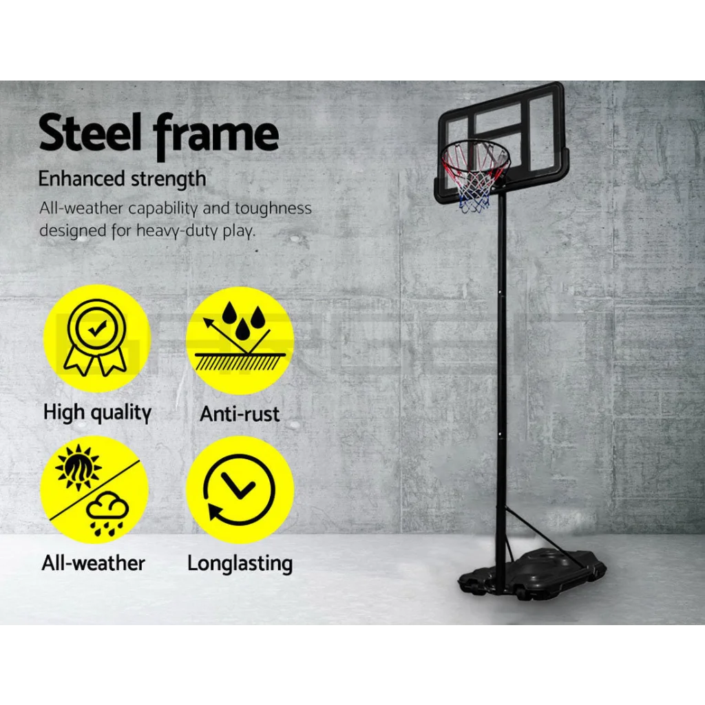 Basketball Hoop Stand System Portable Adjustable Height