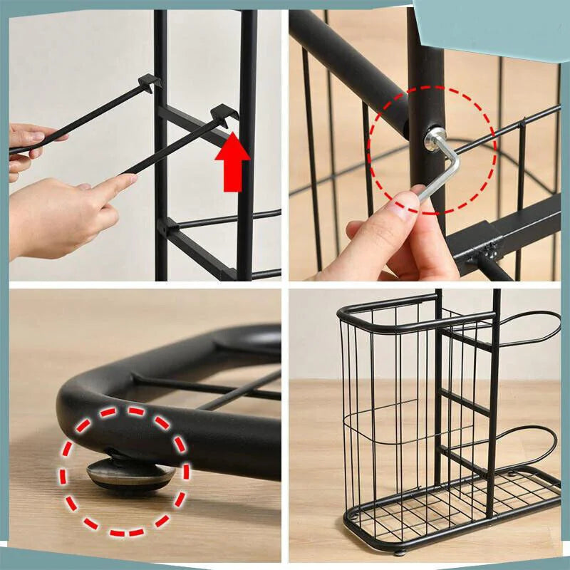 Basketball Soccer Storage Rack Sport Ball Organizer Ball