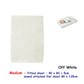 Bassinet Fitted Sheet Off-White with Attached Flat Sheet