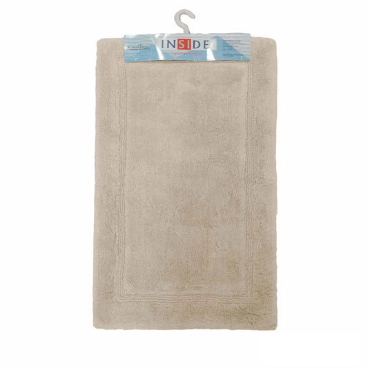 Bath Mat Egyptian Cotton Taupe 50x80 cm - Home & Garden