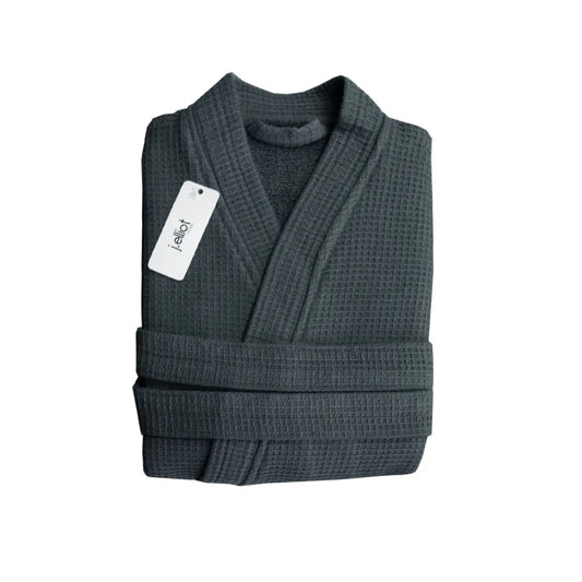 Bath Robe J Elliot Home Camila Cotton Waffle - Coal - Home