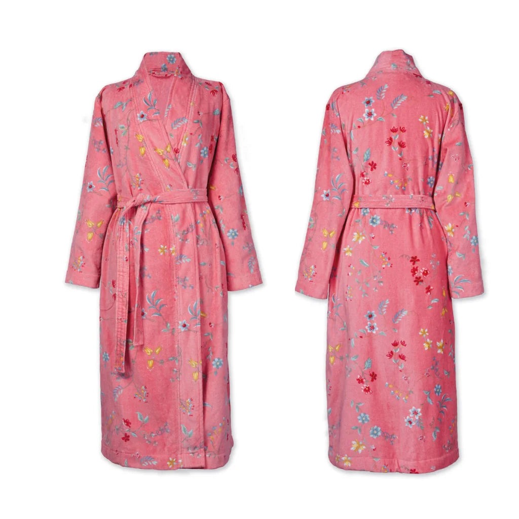 Bath Robe PIP Studio Les Fleurs Cotton Pink M - Home &