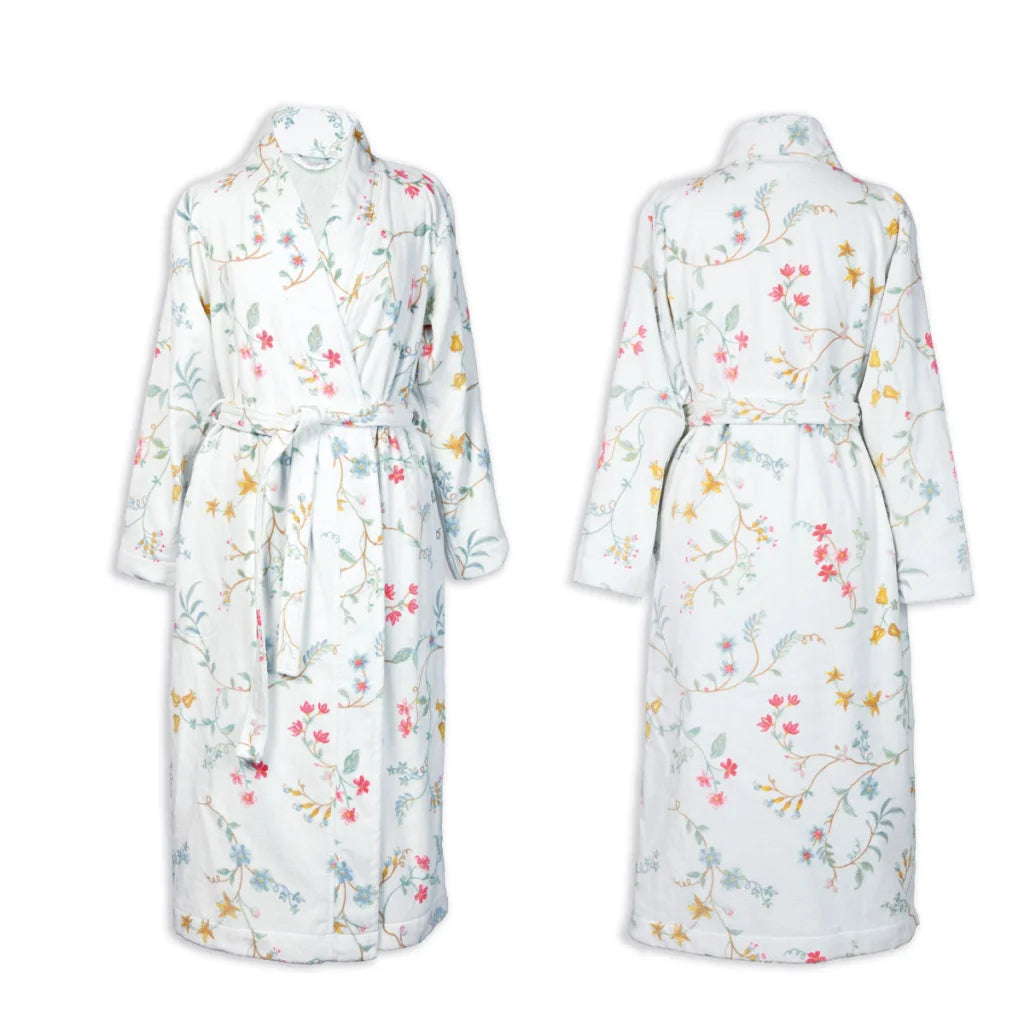 Bath Robe PIP Studio Les Fleurs Cotton White XXL - Home &