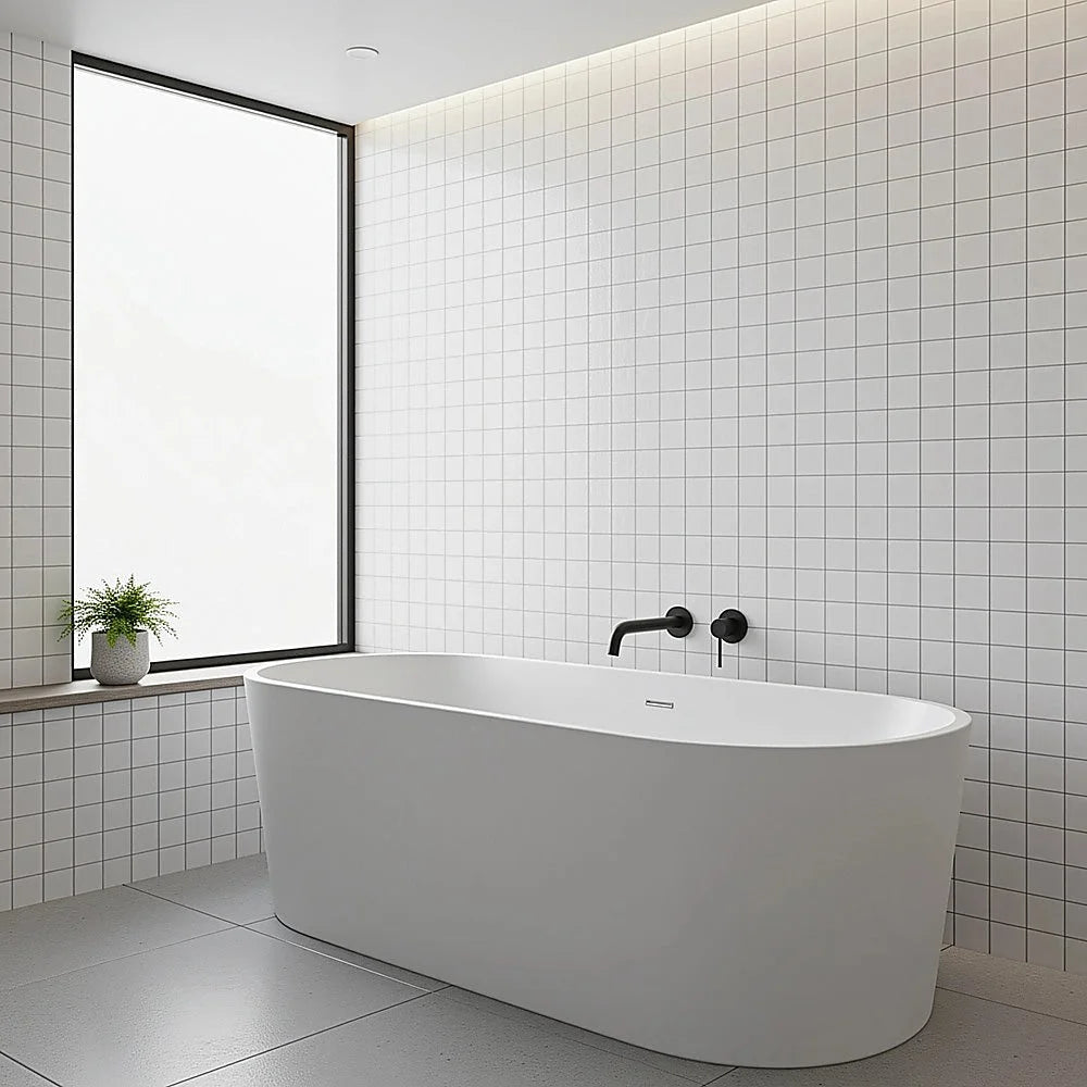Bath Spout 220mm - Matte Black Finish - Furniture