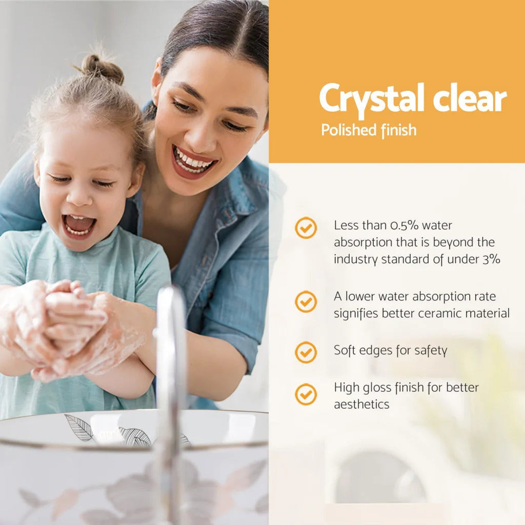 Bathroom Basin Ceramic Vanity Sink Hand Wash Bowl