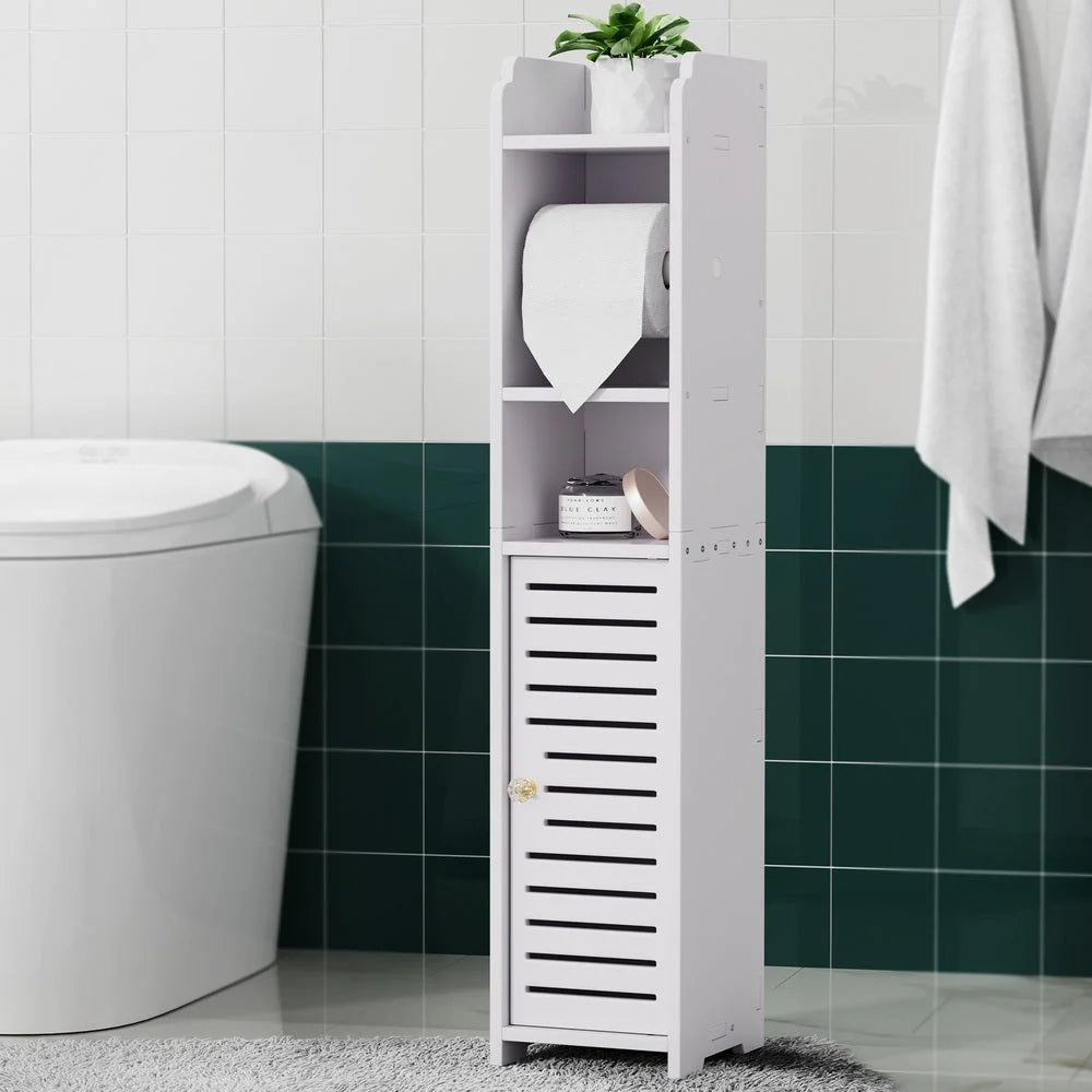 Bathroom Cabinet Toilet Roll Holder Tissue Organizer 3 Tier