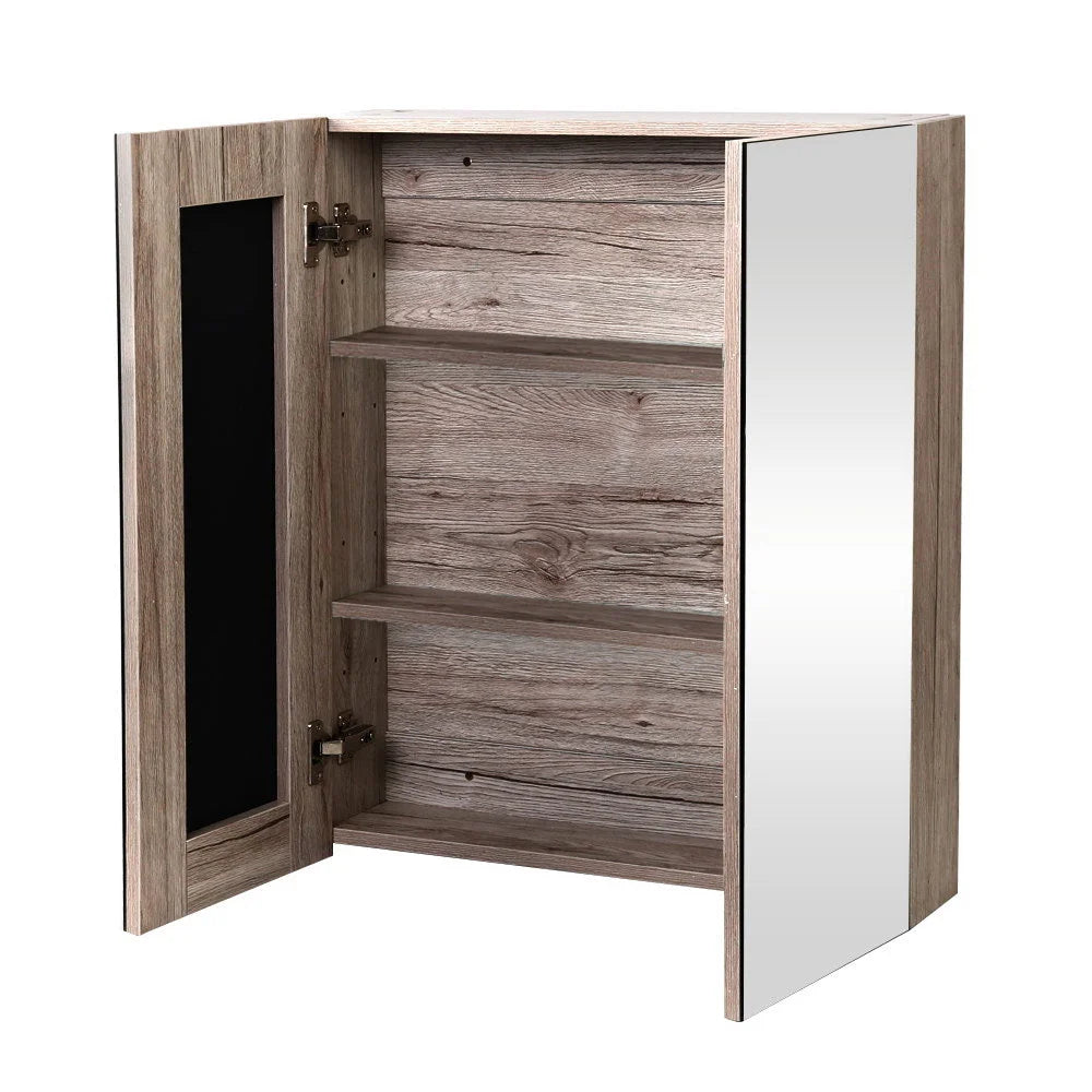 Bathroom Mirror Cabinet Vanity Medicine Shave Wooden