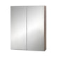 Wooden 600mm 720mm storage cabinet with bathroom mirror vanity medicine