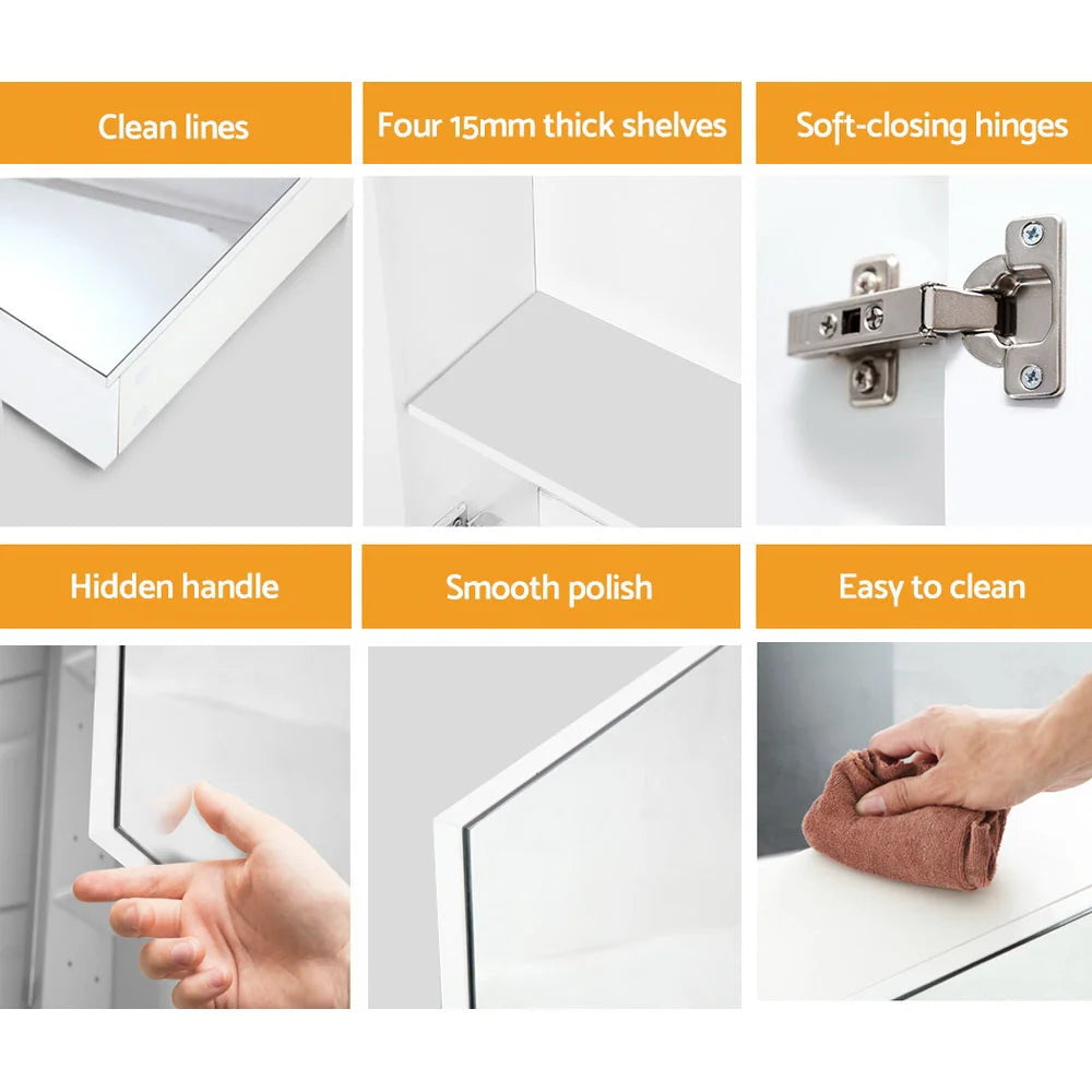 Bathroom Mirror Cabinet Vanity Medicine Shaving Storage