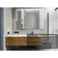 Bathroom Mirror Cabinet Vanity Medicine Shaving Storage - White 1200x720mm shown with visible product details