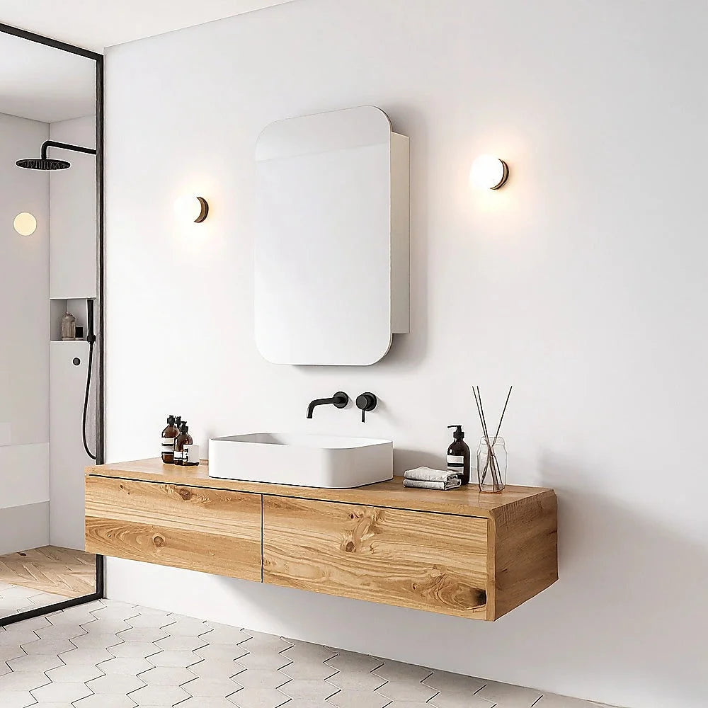 Bathroom Mirror Rectangle Wall Hung Shaving Cabinet Vanity