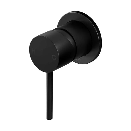 Black brass bathroom basin mixer tap