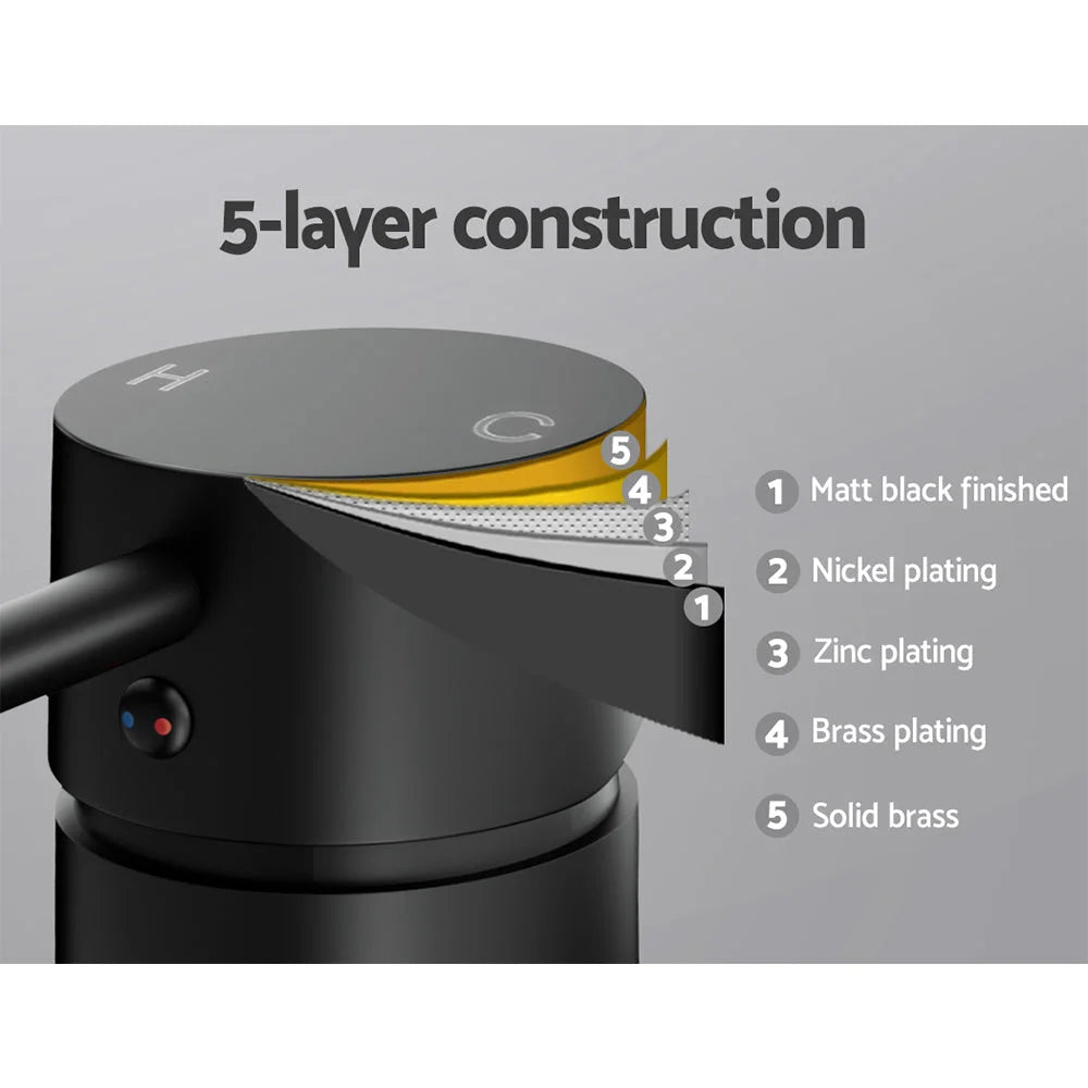 Bathroom Mixer Shower Wall Tap Faucet Basin Sink Bathtub