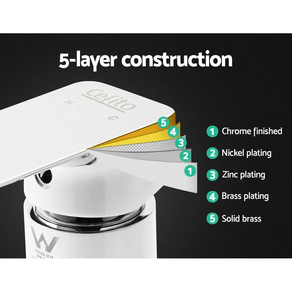 Bathroom Mixer Tap & Bidet Shower Set Hot/Cold Diverter