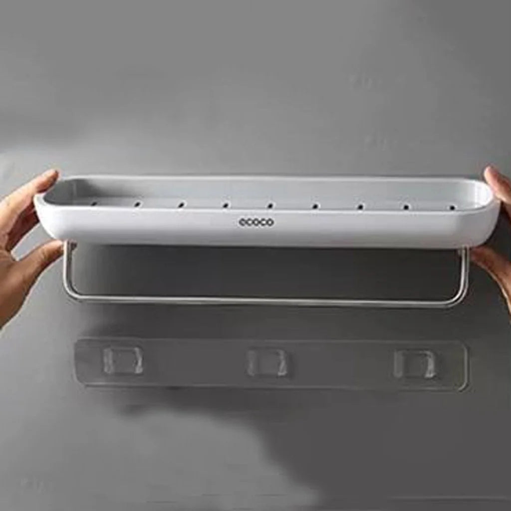 Bathroom Shelves Organizer Wall Mount Home Towel shelf