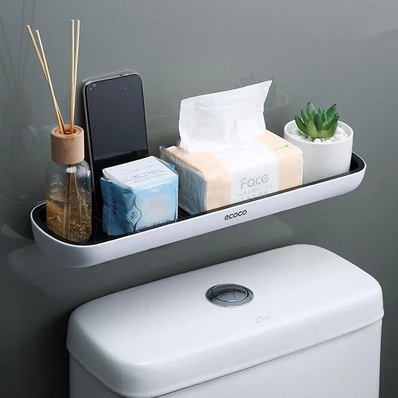 Bathroom Shelves Organizer Wall Mount Home Towel shelf