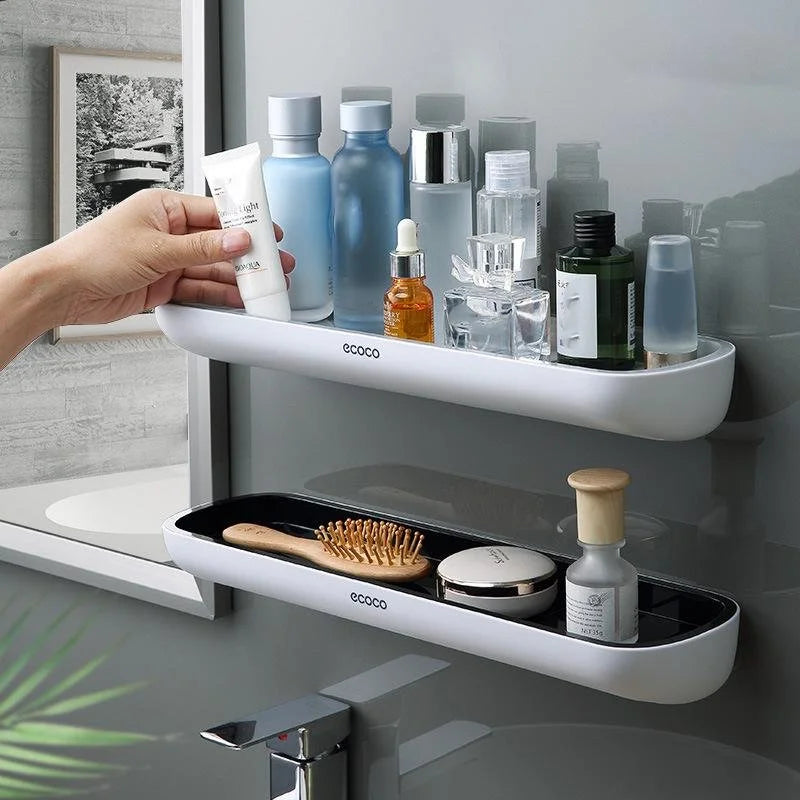 Bathroom Shelves Organizer Wall Mount Home Towel shelf