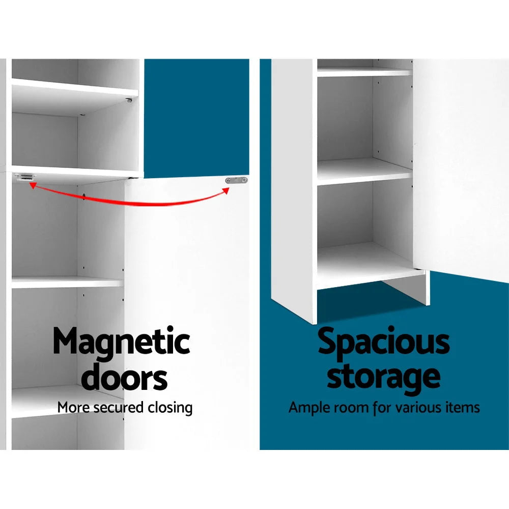 Bathroom Tallboy Toilet Storage Cabinet Laundry Cupboard