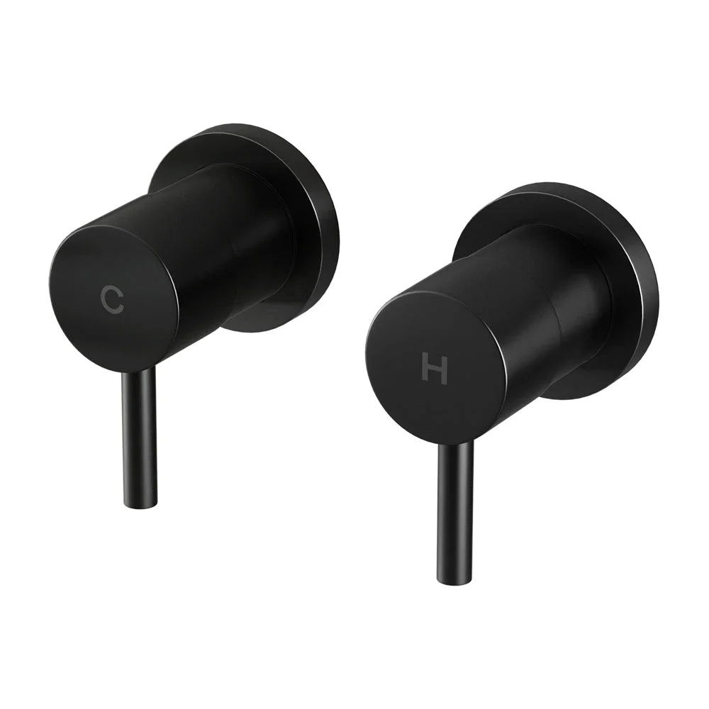 Bathroom Tap Shower Twin Faucet Basin Sink Bath Swivel