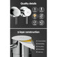 Bathroom Tap Shower Twin Faucet Basin Sink Bath Swivel