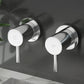 Bathroom Tap Shower Twin Faucet Basin Sink Bath Swivel