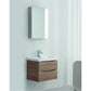 Bathroom Vanity Ancona Wall Hung 600mm White Oak - Home &