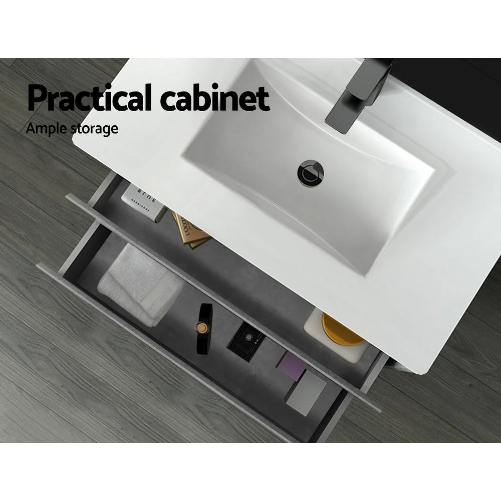 Bathroom Vanity Cabinet 900mm Basin Unit Sink Storage Wall