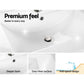 Unit 900mm Wall Mounted Wash Basin Sink Bathroom Vanity Cabinet White Oak