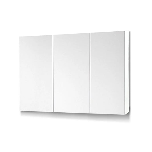 Bathroom Vanity Mirror Cabinet White - Cefito