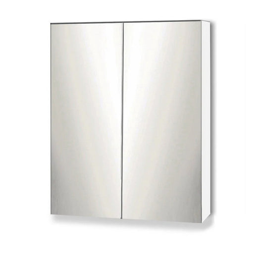 Bathroom Vanity Mirror Cabinet White - Cefito