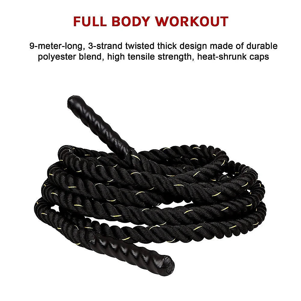 Battle rope dia with boxed accessories and matching pieces