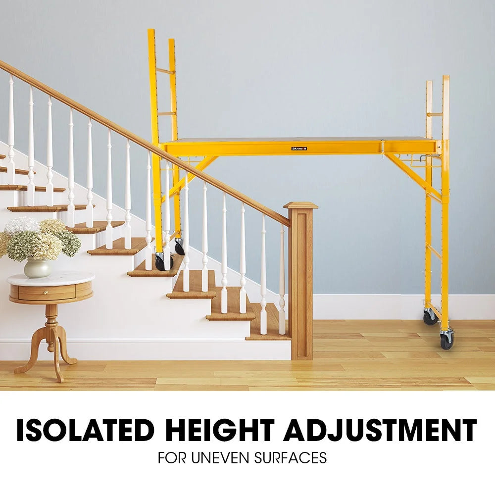 Baumr-AG 1.9 x 0.8 x 1.8m Adjustable Mobile Scaffold