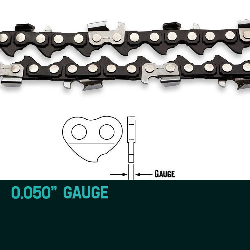 BAUMR-AG 12’’ Bar Replacement Spare Chainsaw Chain 3/8.050