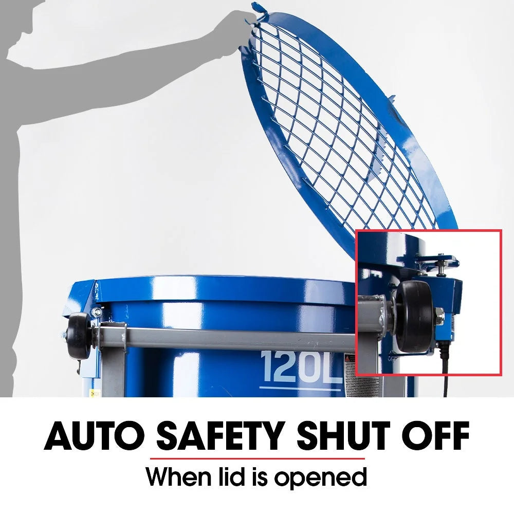 BAUMR-AG 120L Forced Action Pan Mixer 1500W Electric Direct