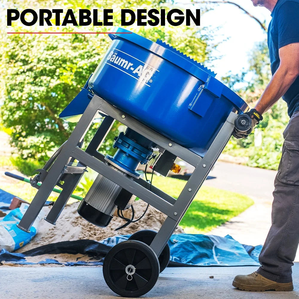 BAUMR-AG 120L Forced Action Pan Mixer 1500W Electric Direct