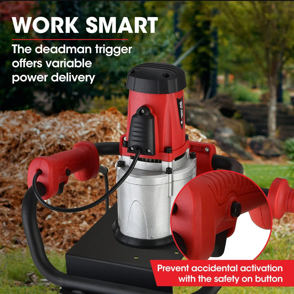 Baumr-AG 1500W Electric Post Hole Auger Digger - Tools >