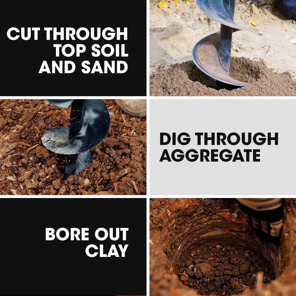 Baumr-AG 1500W Electric Post Hole Auger Digger - Tools >