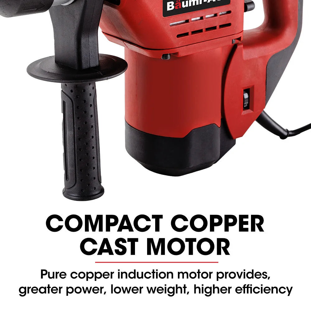 Baumr-AG 1500W Pro-Grade Electric Rotary Jackhammer Hammer