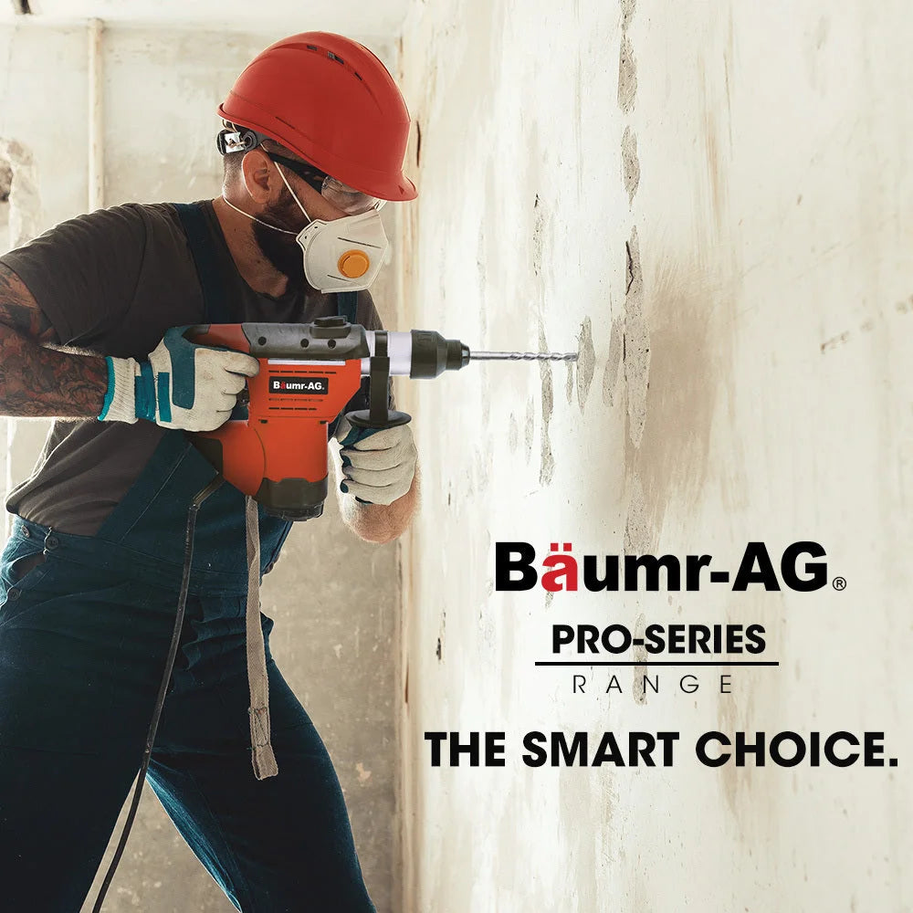 Baumr-AG 1500W Pro-Grade Electric Rotary Jackhammer Hammer
