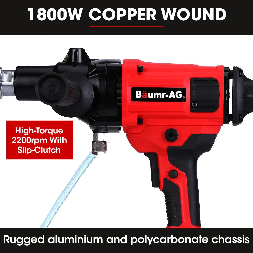 BAUMR-AG 1800W 120mm Handheld Core Drill & 76mm Diamond