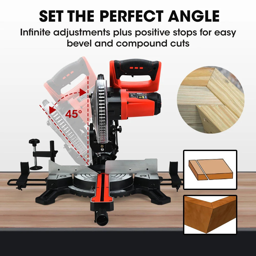 BAUMR-AG 210mm Sliding Compound Mitre Drop Saw