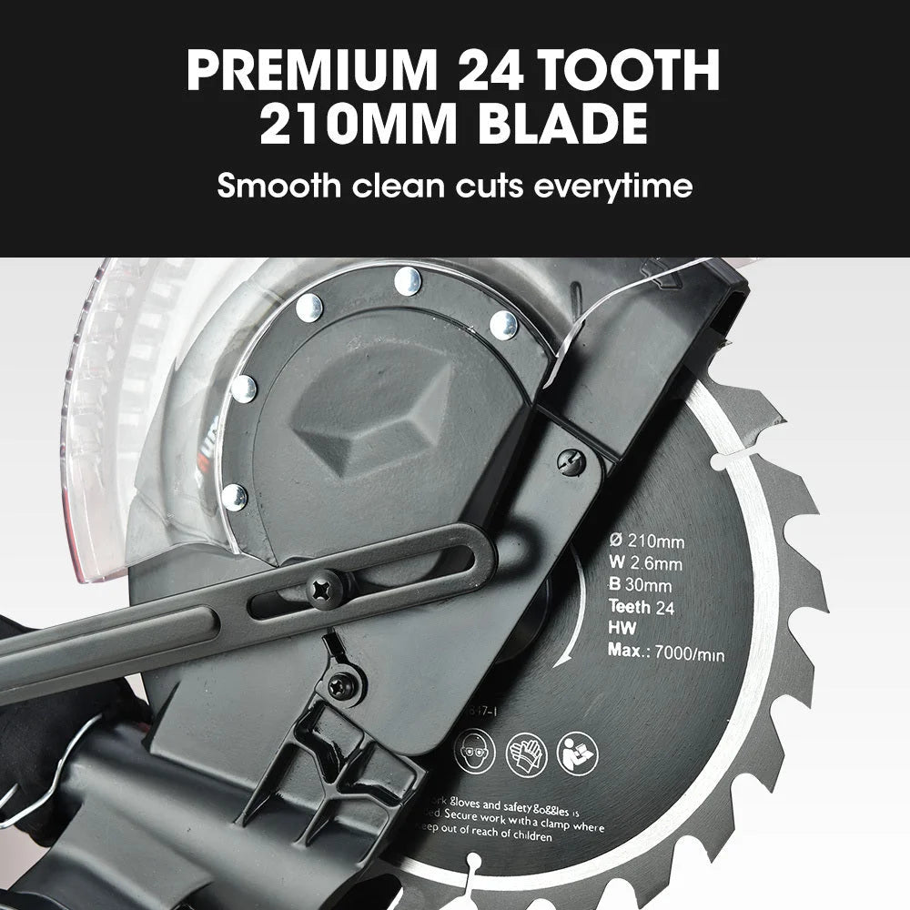 BAUMR-AG 210mm Sliding Compound Mitre Drop Saw